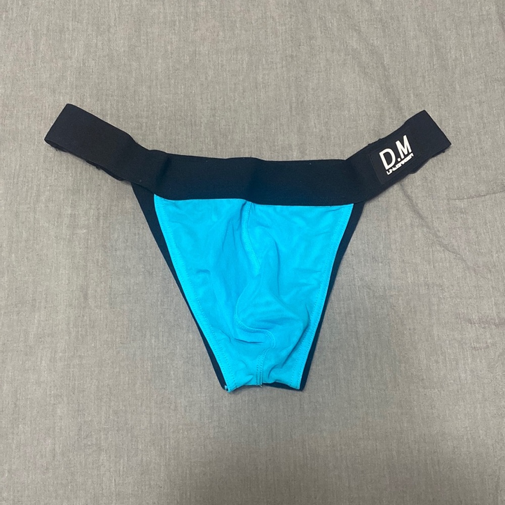 Sexy men’s underwear/ jock with mesh pouch and open back XL